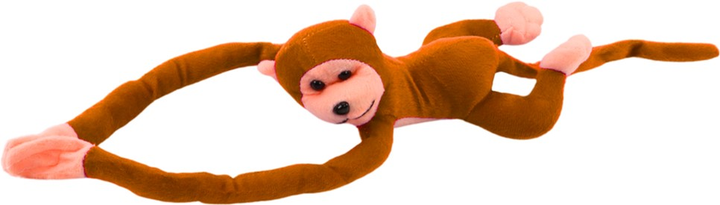 М'яка іграшка Lean Toys Мавпа зі звуком Світло-коричнева 80 см 16823 (5905884451403) - зображення 3