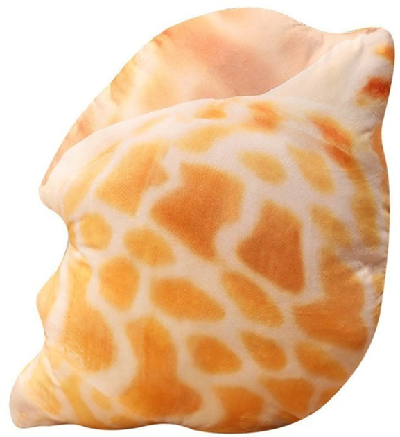 Maskotka-poduszka Lean Toys Muszla Beżowa 50 x 40 cm 16856 (5905884451731) - obraz 1