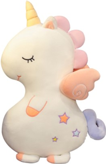 М'яка іграшка Lean Toys Єдиноріг Білий 50 см 20951 (5905991034933) - зображення 1