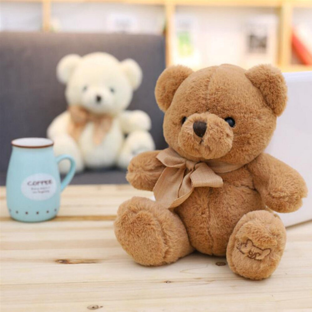 Maskotka-przytulanka Lean Toys Miś z kokardką Brązowy 40 cm 21916 (5905991042716) - obraz 2