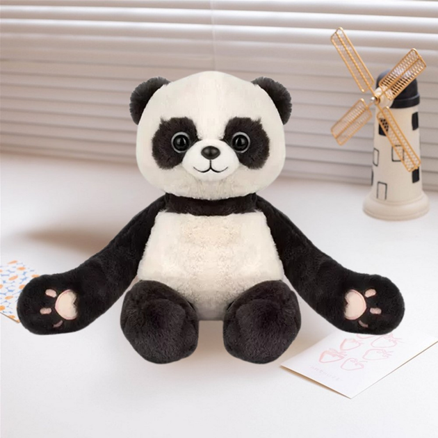 Maskotka-przytulanka Lean Toys Panda z magnesami w łapkach 23 cm 22121 (5905991044772) - obraz 3