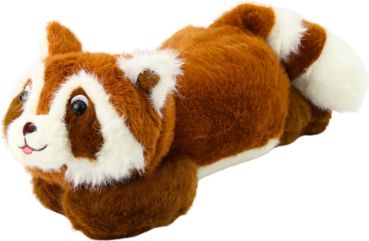 М'яка іграшка Lean Toys Єнот лежачий Коричневий 30 см 22164 (5905991045205) - зображення 1