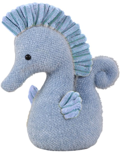 М'яка іграшка Lean Toys Морський коник Блакитний 25 см 22451 (5905991048077) - зображення 1