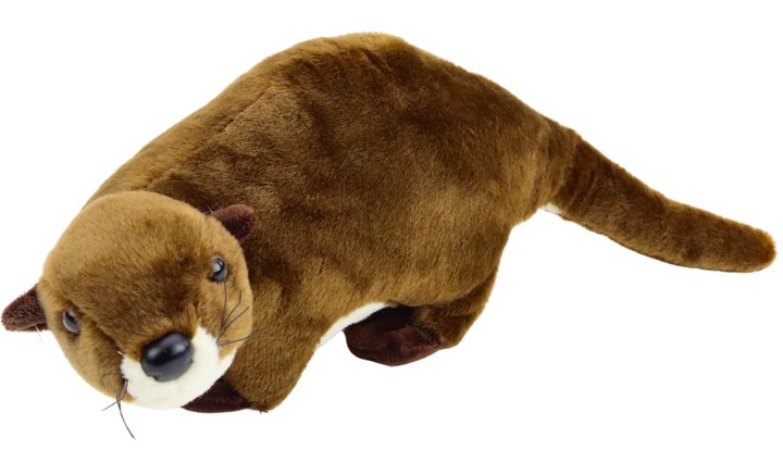 Maskotka-przytulanka Lean Toys Wydra Brązowa 37 cm 22551 (5905991049067) - obraz 1