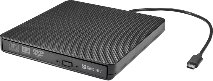Zewnętrzny napęd optyczny Sandberg USB-C/A DVD Drive (5705730136627) - obraz 2