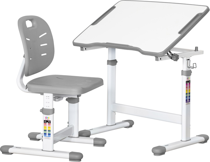 Комплект Evo-kids Стол + Стул Evo-03 Ergo Grey (Evo-03 Ergo G) - изображение 1