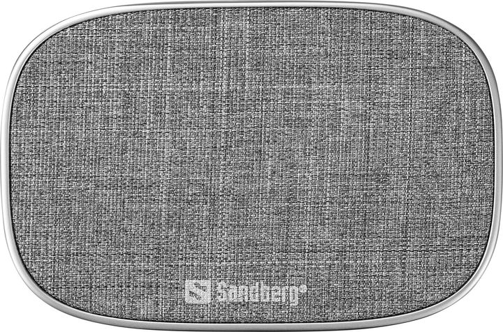 Бездротовий зарядний пристрій Sandberg Wireless Charger SleekPad 15W Grey (5705730441608) - зображення 2
