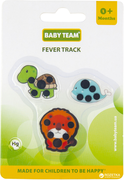 Термометр Baby Team наклейка на лоб (7310) (4824428073103) - зображення 2
