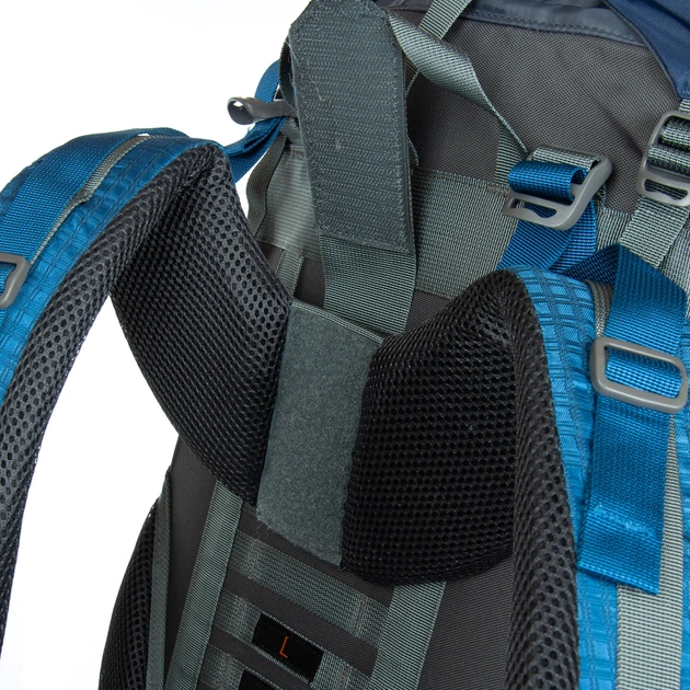 Большой туристический рюкзак Royal Mountain 75л PR-250618-40555 голубой - Фото 9 Большой туристический рюкзак Royal Mountain 75л PR-250618-40555 голубой - изображение 9