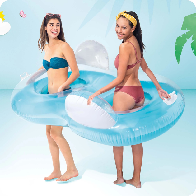 Подвійне крісло для плавання Intex 198 x 117 см 56800 (6941057413037) - зображення 4