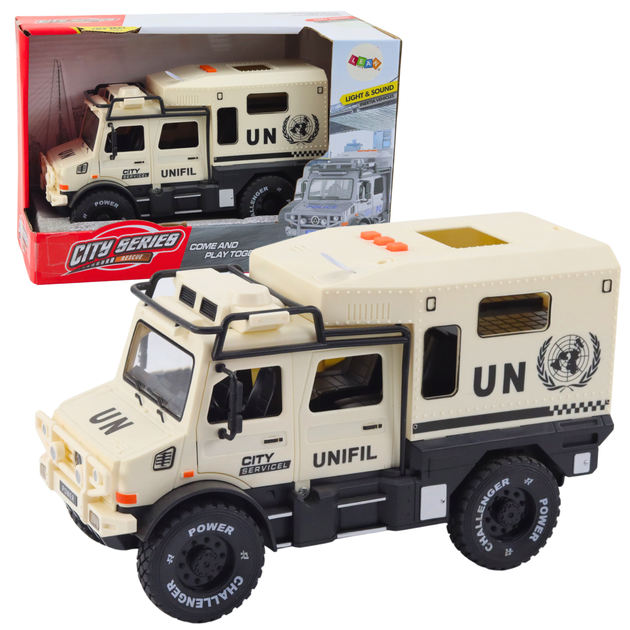 Позашляховик Lean Toys Міська Служба з відкривними дверцятами та звуковими і світловими ефектами (16939) (5905884455326) - зображення 2