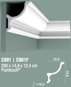 Гладкий карниз Orac Decor C901 - изображение 2
