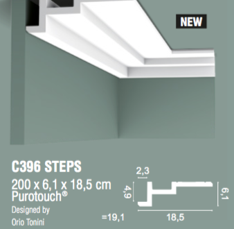 Гладкий карниз Orac Decor C396 - зображення 2
