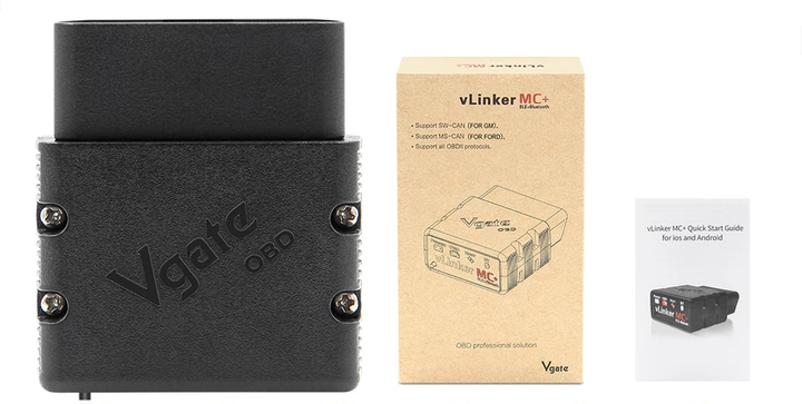 Автосканер VGate vLinker MC+ Bluetooth 4.0 BLE (аналог OBDLink MX+) для работы с BimmerCode, Forscan, ALfa Obd - изображение 4