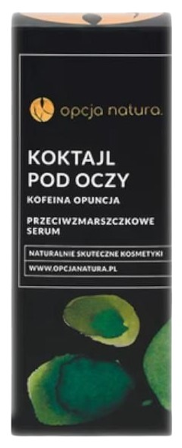 Сироватка для шкіри навколо очей Opcja Natura Коктейль Caffeine Opuntia проти зморшок 30 мл (5903766418308) - зображення 3
