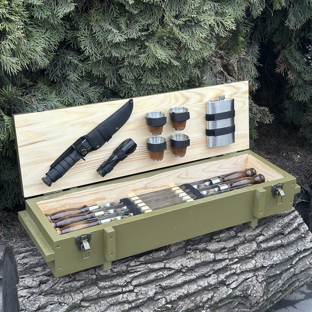 Подарунковий набір Mzavod Мілітарі оливковий (PN-Militari-OLV) - Фото 2 Подарунковий набір Mzavod Мілітарі оливковий (PN-Militari-OLV) - зображення 2