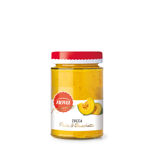 Паста з гарбуза Nova Zucca Pasta&Bruschetta 190 г - Фото 1 Паста з гарбуза Nova Zucca Pasta&Bruschetta 190 г - зображення 1