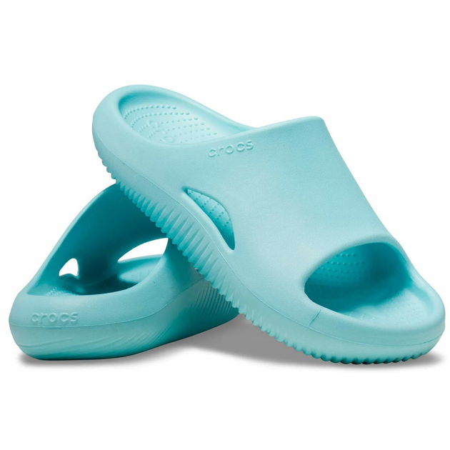 Шлепанцы Crocs Mellow Slide 42 р 27-27.5 см Голубые 208392-M9/W11 Pure Water - Фото 2 Шлепанцы Crocs Mellow Slide 42 р 27-27.5 см Голубые 208392-M9/W11 Pure Water - изображение 2