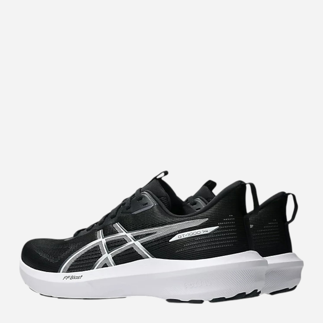 Чоловічі кросівки для бігу ASICS GT-1000 14 1011C077-002 41.5 (8US) Чорні (4570158893770) - зображення 4
