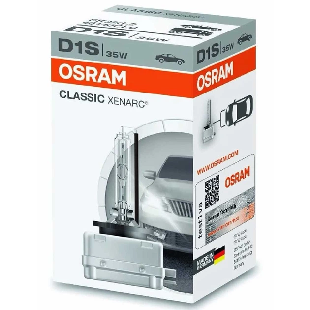 Ксенонова лампа Osram D1S Xenarc Classic 66140CLC 35W (02913) - изображение 2
