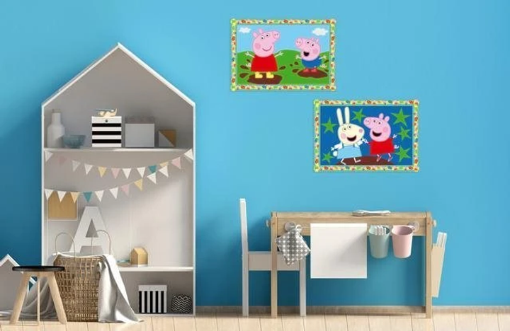 Zestaw do malowania po numerach Ravensburger CreArt Peppa Pig 2 szt (4005556202195) - obraz 5
