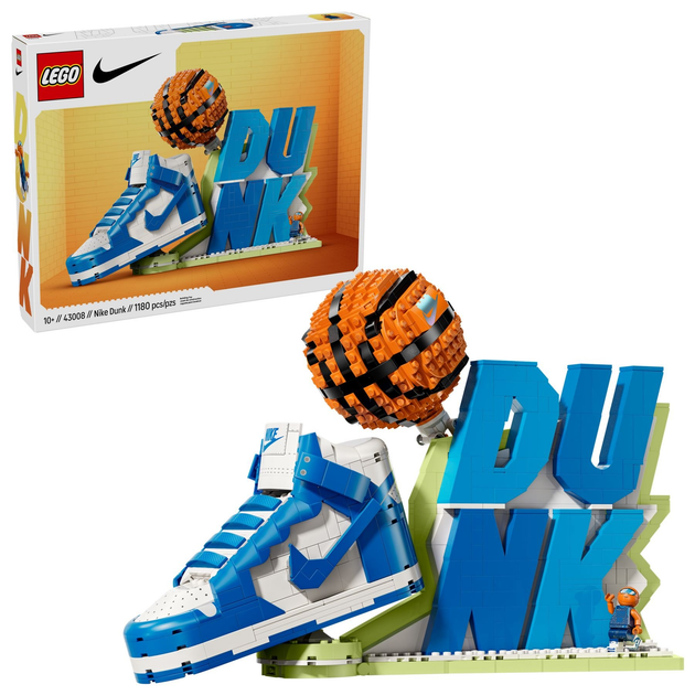 Klocki konstrukcyjne LEGO Nike Dunk LEGO Set 1180 elementów (43008) - obraz 2