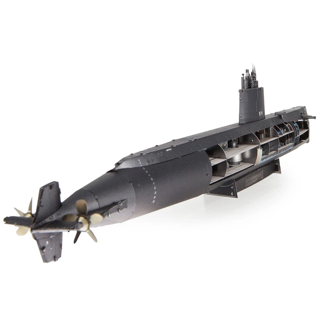 Металлический 3D конструктор "Атомная подводная лодка USS Nautilus", Metal Earth, PS2023 - изображение 6