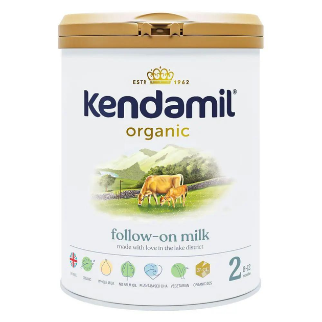 Суміш суха молочна Kendamil Organic 2 етап (6-12 міс) 800 г - изображение 1