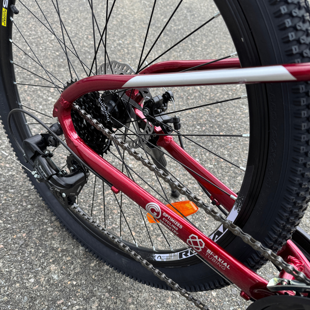 Велосипед 26" HARD (рама-13") SHIMANO Бордовый 2025 - изображение 5