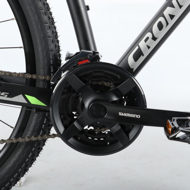 Велосипед CRONUS 29" Warrior 2025 Рама 21" black-lightgreen - изображение 10