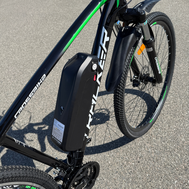 Велосипед з Е-комплектом 29" Tracker 2024 Рама 18" black-green 500w 48v 13 ah/ до 45 км запас ходу+дисплей LSD-1+PAS-ассистент+круїз-контроль - зображення 6