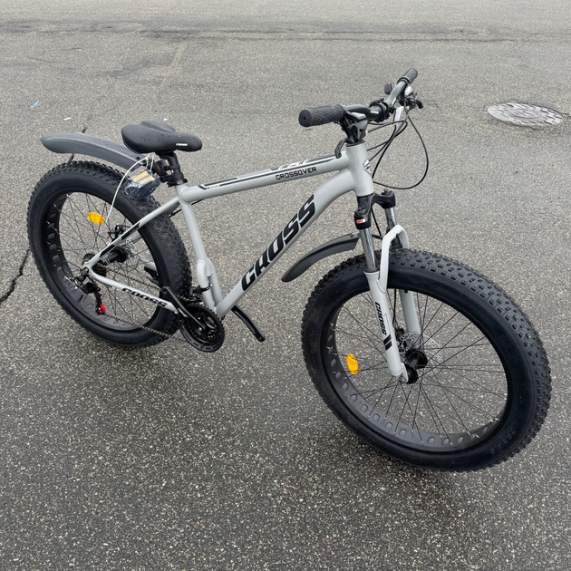Велосипед Фэтбайк Cross 26"*4" Crossover susp 2025 Рама-19" grey - изображение 2