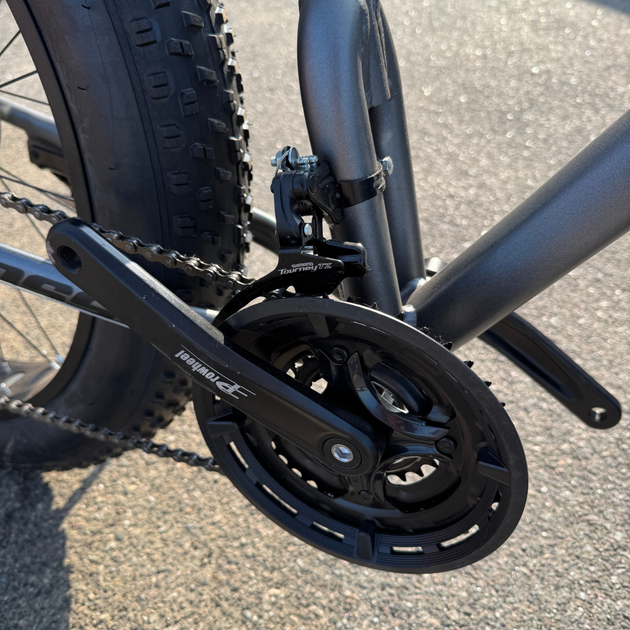 Велосипед Фэтбайк Cross 26"*4" Crossover susp 2025 Рама-19" dark grey - изображение 6