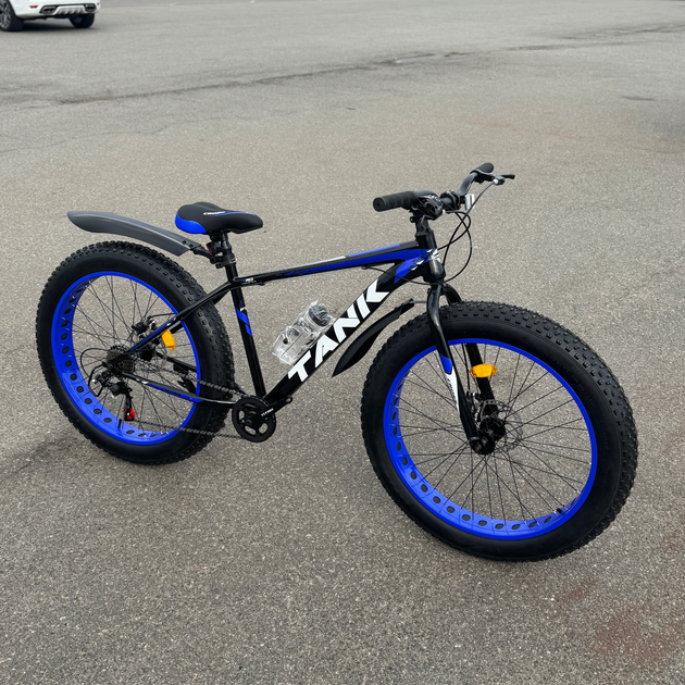 Внедорожник фэтбайк 26/4.0 Suv Mbike (fatbike) Черно-синий велосипед широкая покрышка фетбайк - изображение 2