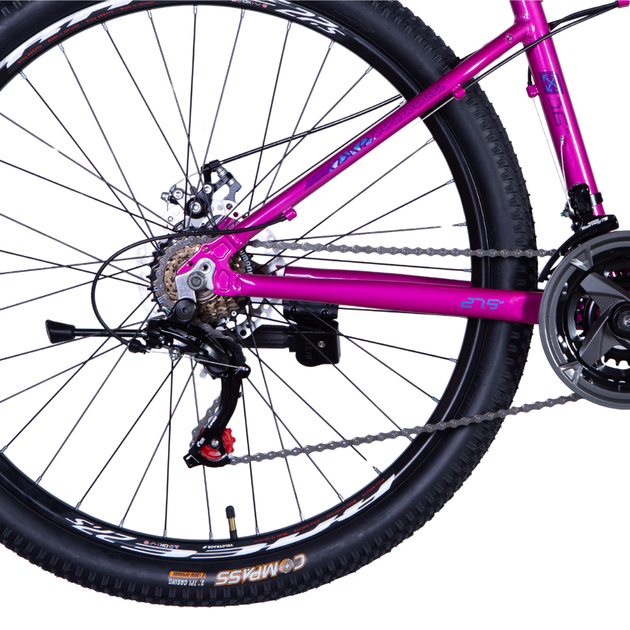 Велосипед AL 27.5" Formula ALPINA DD FR рама-16" рожево-синій 2025 - зображення 3