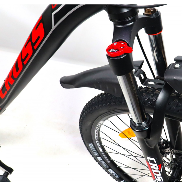 Велосипед 29" Hunter 2025 Рама-22" Чорно-червоний - зображення 6