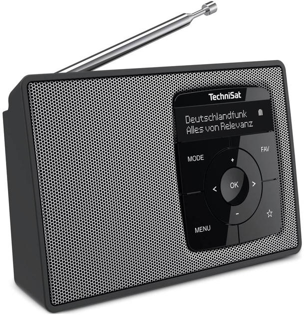 Odbiornik radiowy TechniSat Digitradio 2 DAB+ Black-Silver (0000/3910) - obraz 2