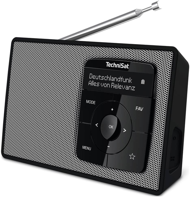 Odbiornik radiowy TechniSat Digitradio 2 DAB+ Black-Silver (0000/3910) - obraz 3