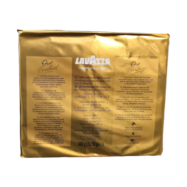Кава мелена Lavazza Qualita Oro (спайка 2 х 250 g) - зображення 2