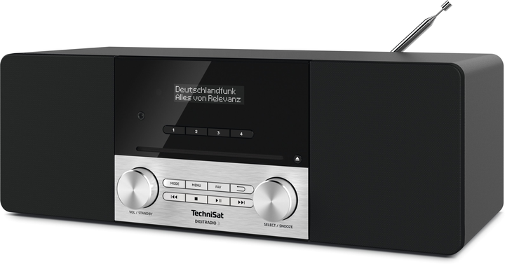 Odbiornik radiowy TechniSat Digitradio 3 DAB+ Black-Silver (0000/3913) - obraz 3