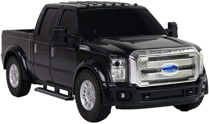 Samochód Lean Toys Ford F350 Pick Up z napędem frykcyjnym 1:28 Czarny (13822) (5905515359467) - obraz 6