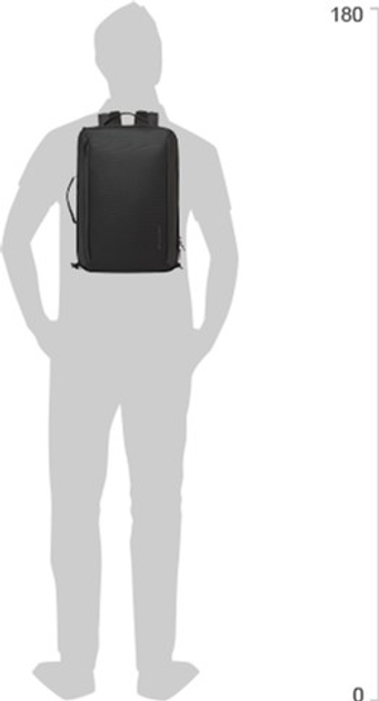 Plecak na laptopa Wozinsky Premium Laptop Backpack/Bag with Strap 15.6" Black (5907769372193) - obraz 9