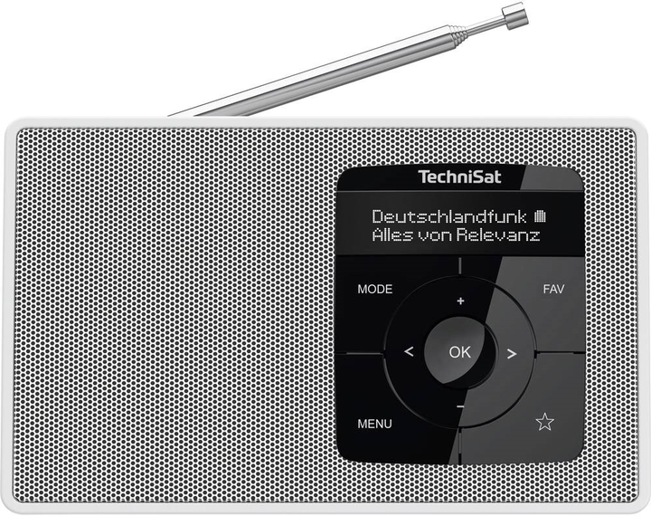 Odbiornik radiowy TechniSat Digitradio 2 DAB+ White (0001/3910) - obraz 1