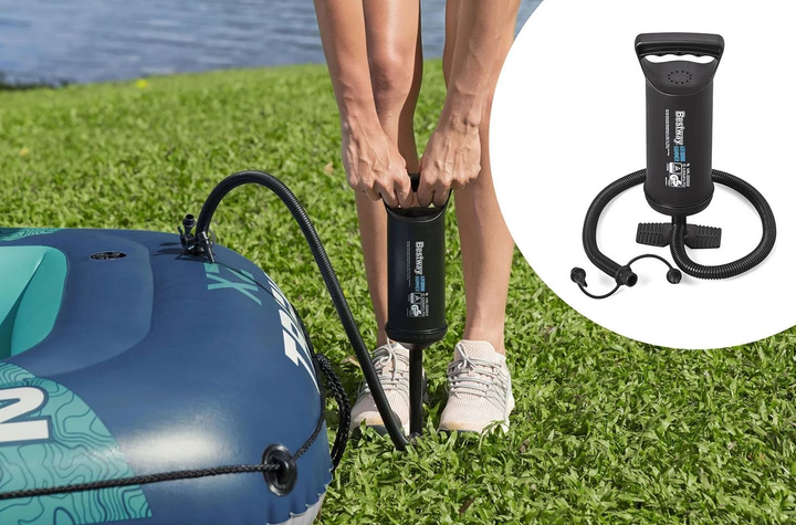 Надувний човен Bestway Hydro-Force Trek X2 Raft 232 x 118 см 61153 (6941607373033) - зображення 9