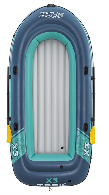 Ponton dmuchany Bestway Hydro-Force Trek X3 Raft 294 x 137 cm 61154 (6941607373101) - obraz 4