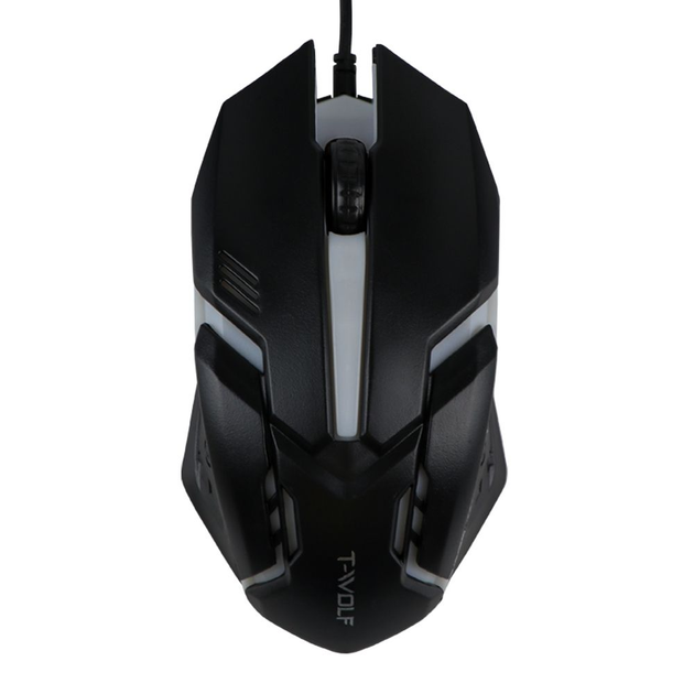 Мышь USB T-Wolf V1 Черный - изображение 1