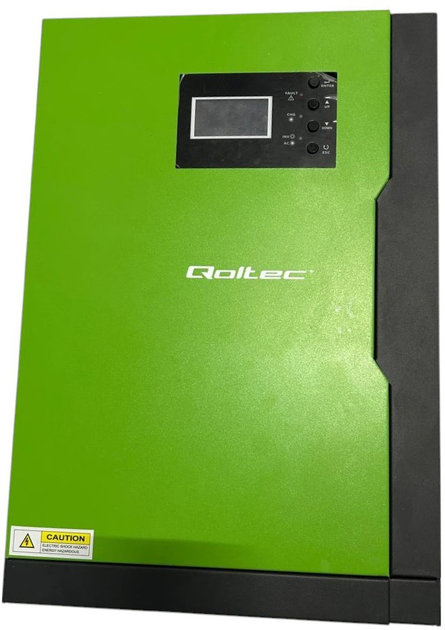 Hybrydowy inwerter Qoltec 6kVA (3.5kW) 1-fazowy (5901878538860) (955555905982375) - Outlet - obraz 2