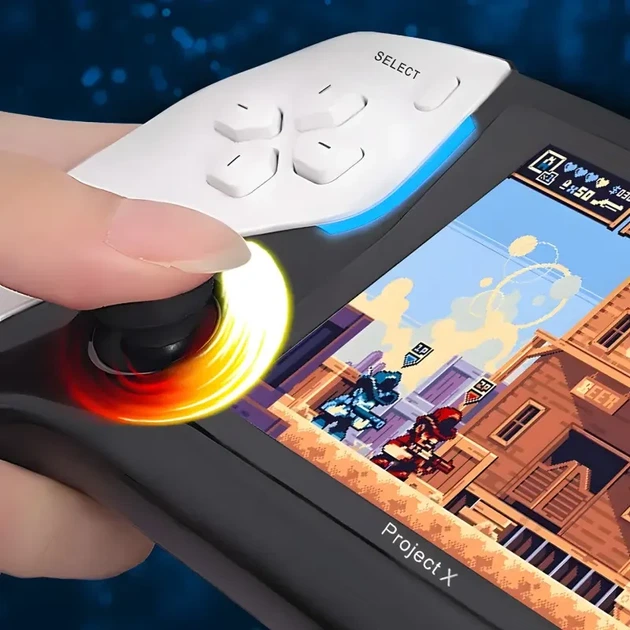 Профессиональная игровая консоль Protect X экран 4.3 дюйма портативная ретроприставка 10000 игр - Фото 5 Профессиональная игровая консоль Protect X экран 4.3 дюйма портативная ретроприставка 10000 игр - изображение 5