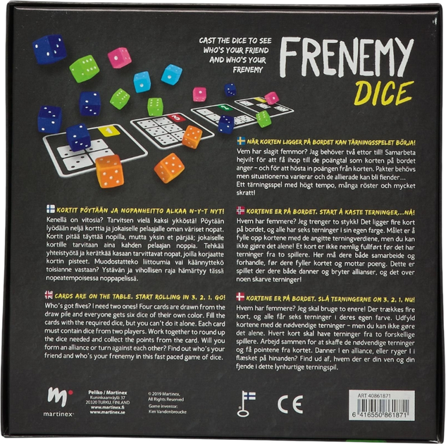 Настільна гра Peliko Frenemy Dice (6416550861871) - зображення 4
