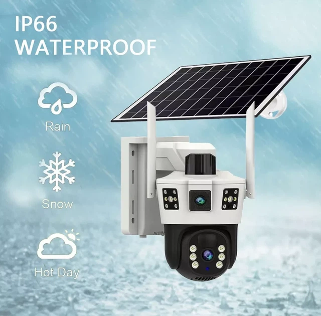 Камера відеоспостереження на 6 Мп із сонячною панеллю TP34 WIFI V380PRO - зображення 3